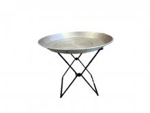 Nickel End Table