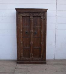 VINTAGE RECLAIMED CABINET FROM CARVED WOOD DOORS