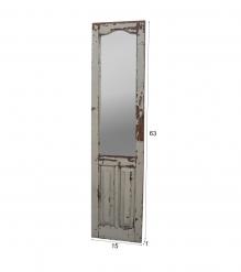 RECLAIMED SOLID WOOD PANEL MIRROR