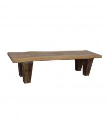 RUSTIC SOLID WOOD BENCH 