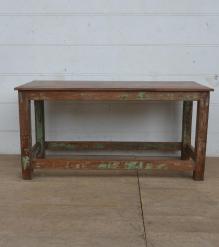 RECLAIMED TEAK CONSOLE TABLE 