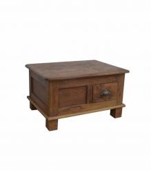 SOLID RECLAIMED WOOD TRUNK BOX W/ DRAWER