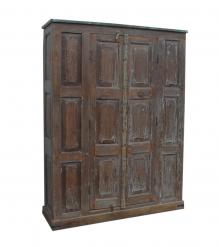 RECLAIMED TEAK STORAGE CABINET W/ 2 DOORS