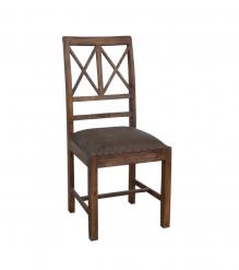 Wood And Leather Chair