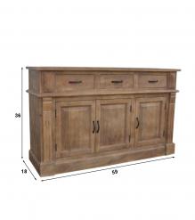 WOODEN SIDEBOARD