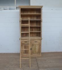 Wooden Book Case Almirah with Ladder 