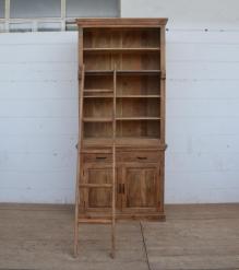Wooden Book Case Almirah with Ladder 