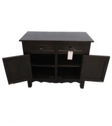 Classic 2-Drawer 2-Door Solid Wood Cabinet 
