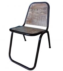 Wooden Iron Chair
