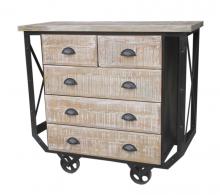 SOLID WOOD & IRON CHEST