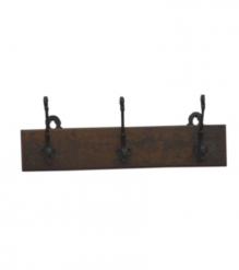 RECLAIMED WOOD 3 HOOK HANGER