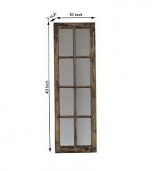 SOLID RECLAIMED WOOD WINDOW MIRROR
