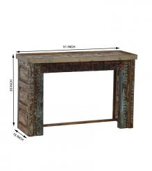 SOLID RECLAIMED TEAK WOOD CONSOLE TABLE