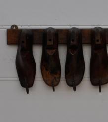 VINTAGE SHOE LASTS WALL HANGER