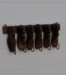 VINTAGE SHOE LASTS WALL HANGER