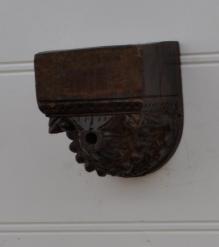 WOODEN CANDLE STAND