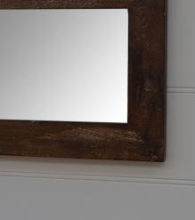 SOLID WOOD RECTANGULAR MIRROR & FRAME