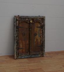 SOLID RECLAIMED TEAK WINDOW MIRROR & FRAME