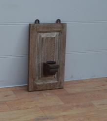 WOODEN WALL CANDLE HOLDER
