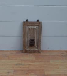 WOODEN WALL CANDLE HOLDER