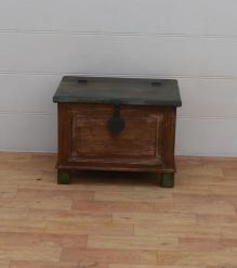 SOLID RECLAIMED WOOD BOX TRUNK