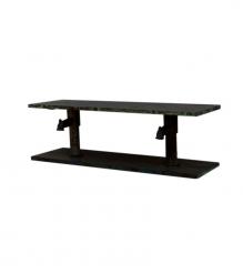 RECLAIMED WOOD & METAL BENCH / COFFEE TABLE