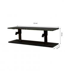 RECLAIMED WOOD & METAL BENCH / COFFEE TABLE