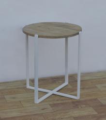 WOOD & IRON SIDE TABLE