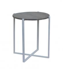 WOOD & IRON SIDE TABLE