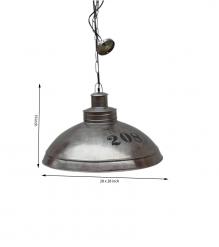 METAL PENDANT CEILING FIXTURE