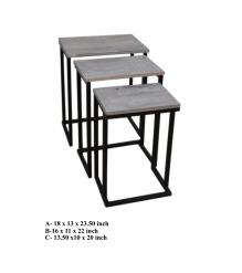 TABLE SET OF 3