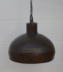 METAL HANGING LIGHT W/ RIVETS