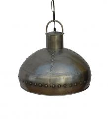 METAL HANGING LIGHT W/ RIVETS