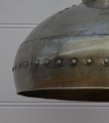 METAL HANGING LIGHT W/ RIVETS