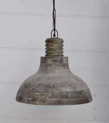HANDCRAFTED SOLID WOOD PENDANT LIGHT