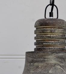 HANDCRAFTED SOLID WOOD PENDANT LIGHT