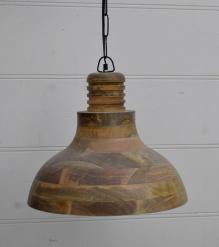 HANDCRAFTED SOLID WOOD PENDANT LIGHT