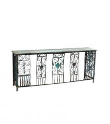 WDN+IRON CONSOLE TABLE