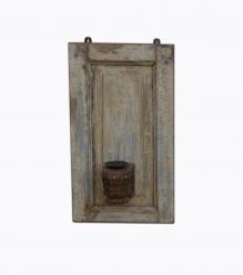 WOODEN WALL CANDEL