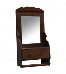 WOODEN WALL MIRROR 