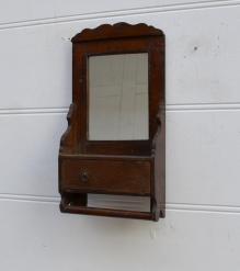 WOODEN WALL MIRROR 