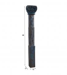 SOLID WOOD HAND CARVED PILLAR