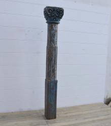 SOLID WOOD HAND CARVED PILLAR
