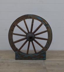 SOLID WOOD WHEEL FREE STANDING