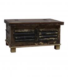 SOLID RECLAIMED WOOD TRUNK COFFEE TABLE