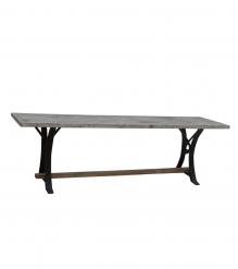 SOLID WOOD & IRON BENCH