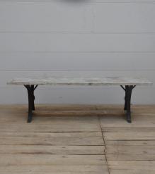SOLID WOOD & IRON BENCH