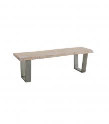LIVE EDGE SOLID ACACIA WOOD BENCH