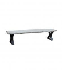 LIVE EDGE SOLID ACACIA WOOD BENCH