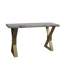 LIVE EDGE SOLID ACACIA CONSOLE / SOFA TABLE